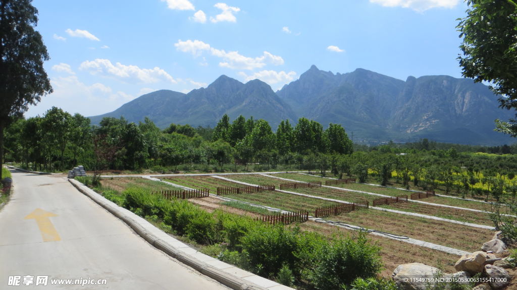 登封少室山景色