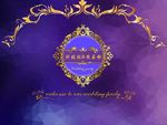 婚礼logo 迎宾背景设计