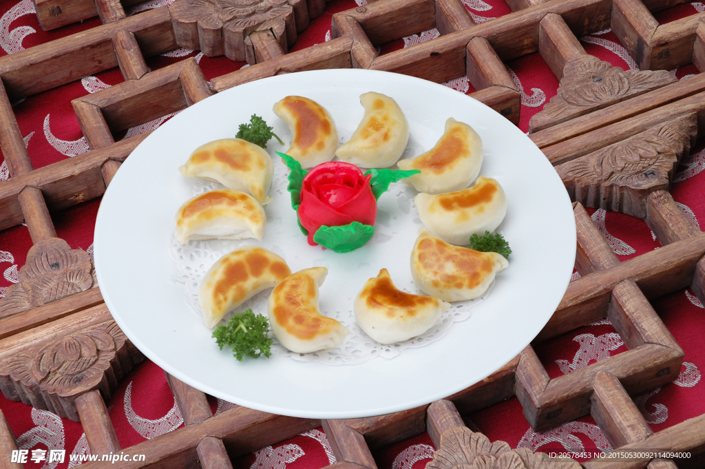 杂粮香煎饺