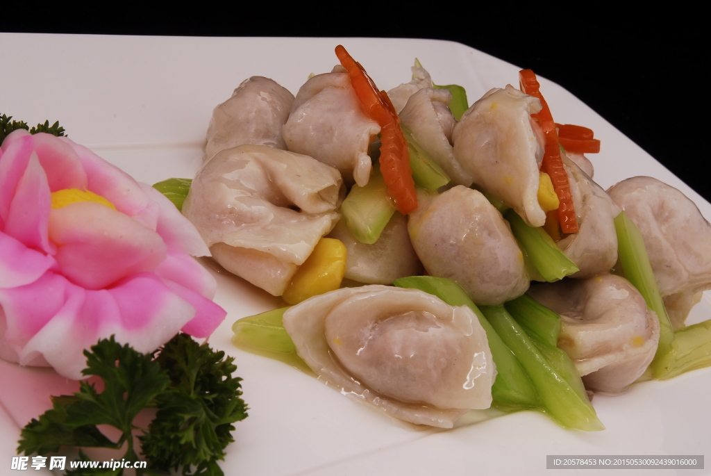 帝王炒鱼饺
