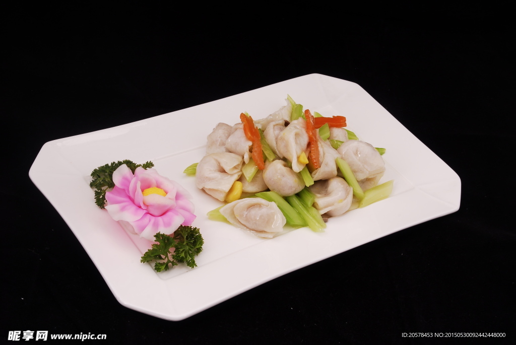 帝王炒鱼饺