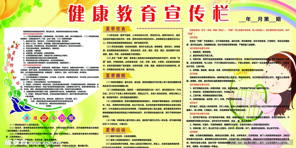 健康教育宣传栏