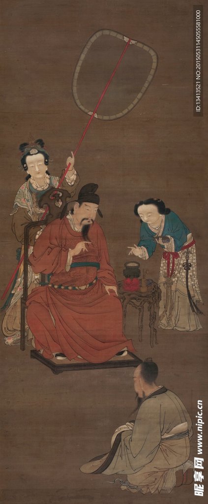 御座焚香图