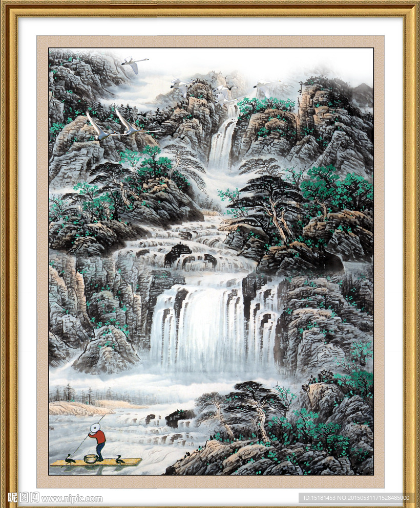 风景山水国画