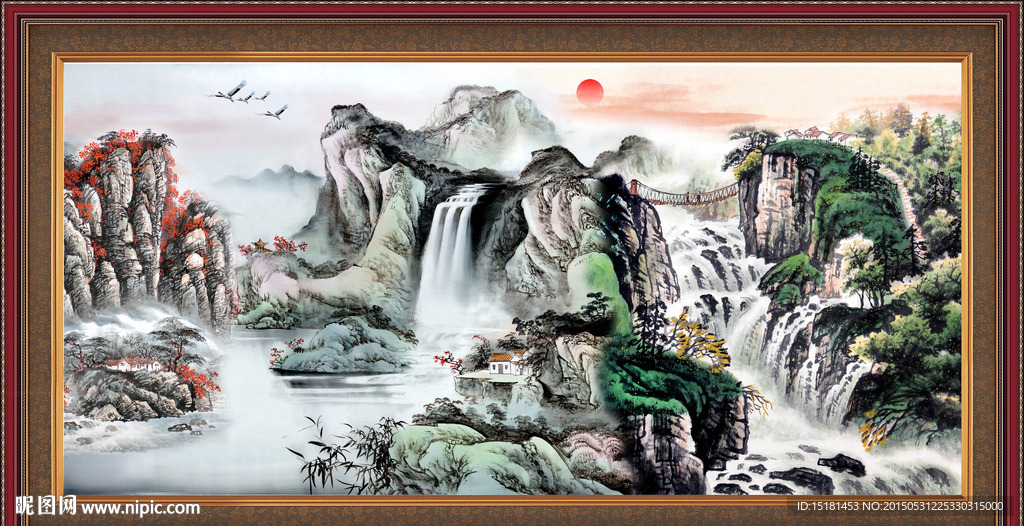 国画山水