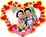 心型结婚照