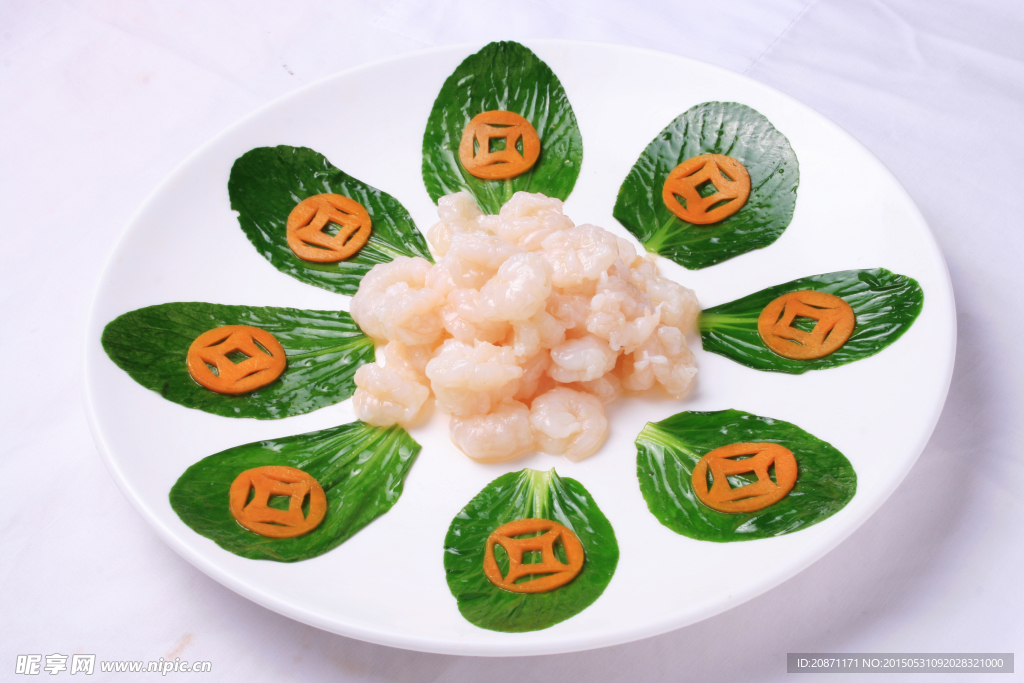 白玉炒虾球