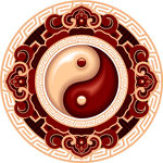 乾坤八卦图矢量素材