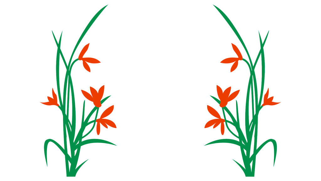 兰花矢量图