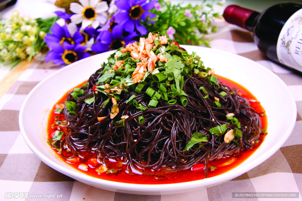 酸辣蕨根粉
