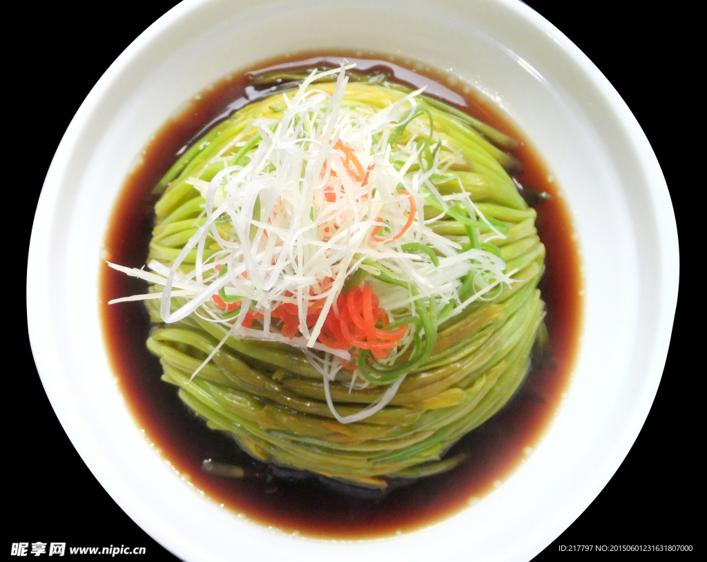 白灼黄花菜