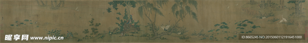 林椿 百鸟图卷