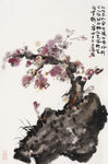 白岩峰国画作品图片梅花