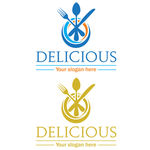 炫彩美食LOGO