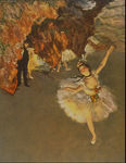 德加的舞女油画