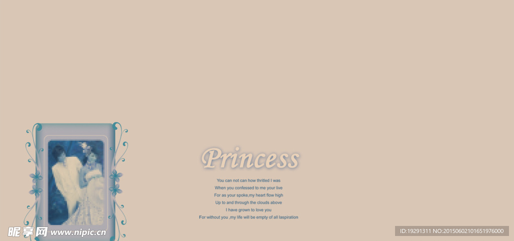 婚纱艺术照背景设计