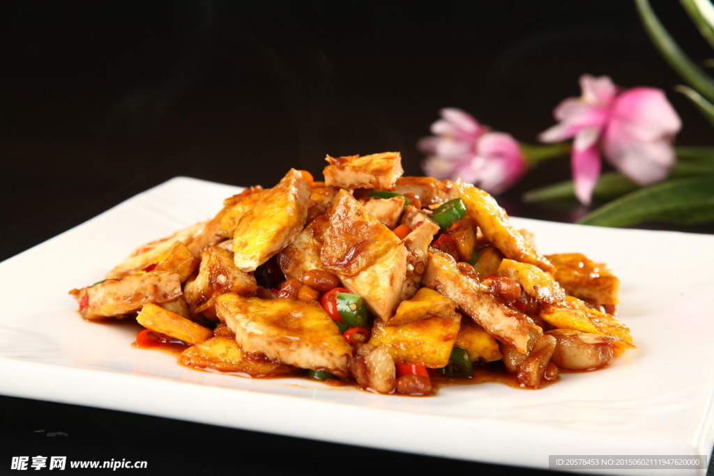 腊八豆炒煎鸡蛋
