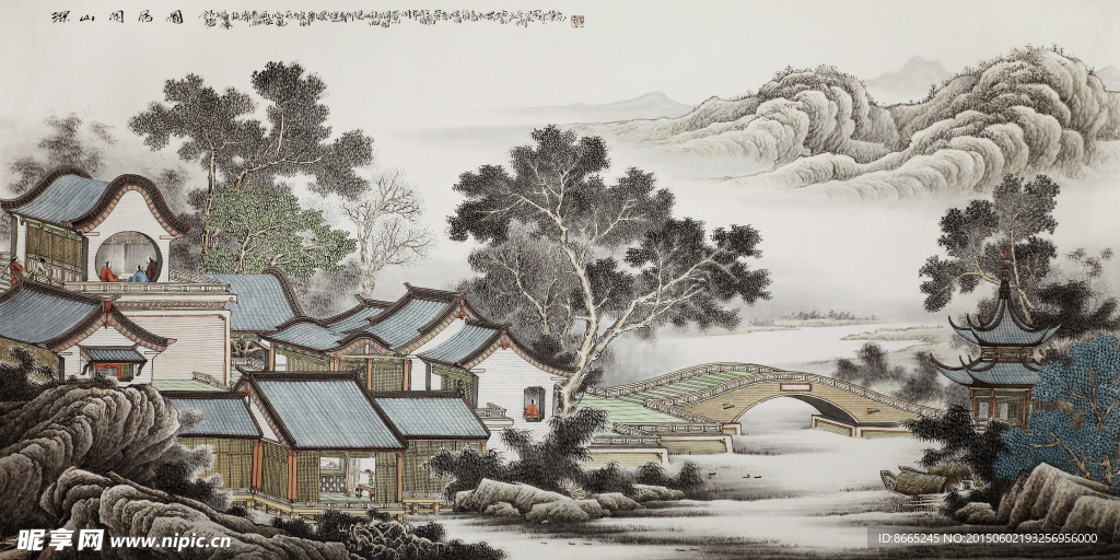 深山闲居图
