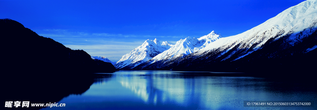 唯美祖山湖全景