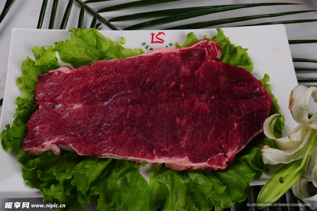 碳烤大片香香牛肉