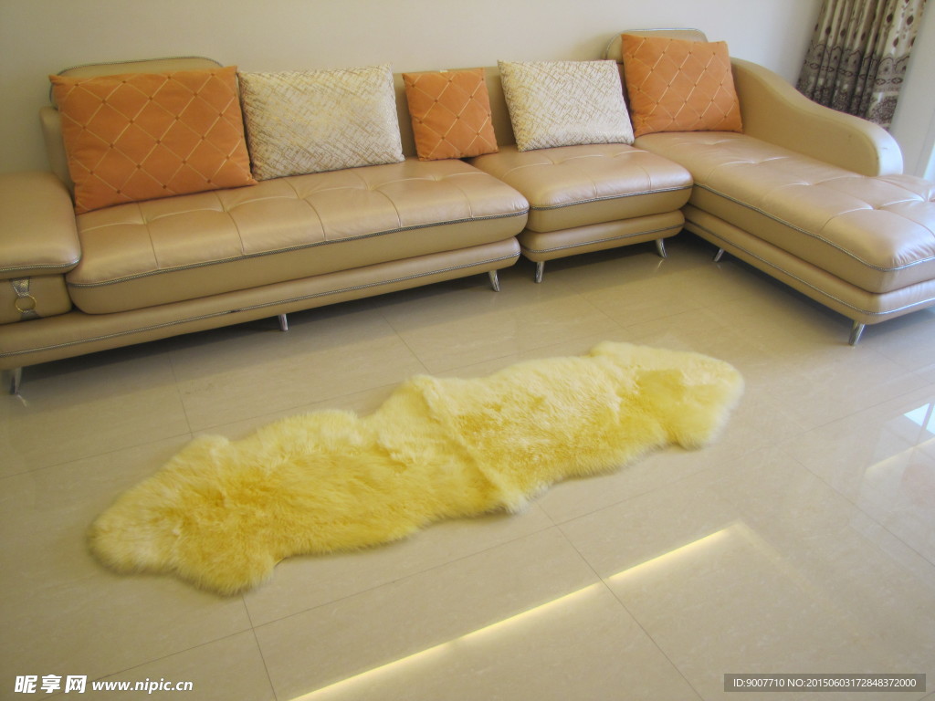 羊剪绒 坐垫 沙发垫