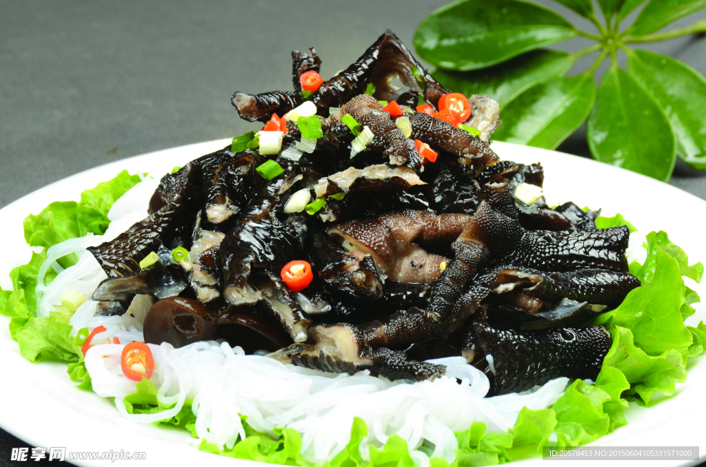 蒜香黑鸡手