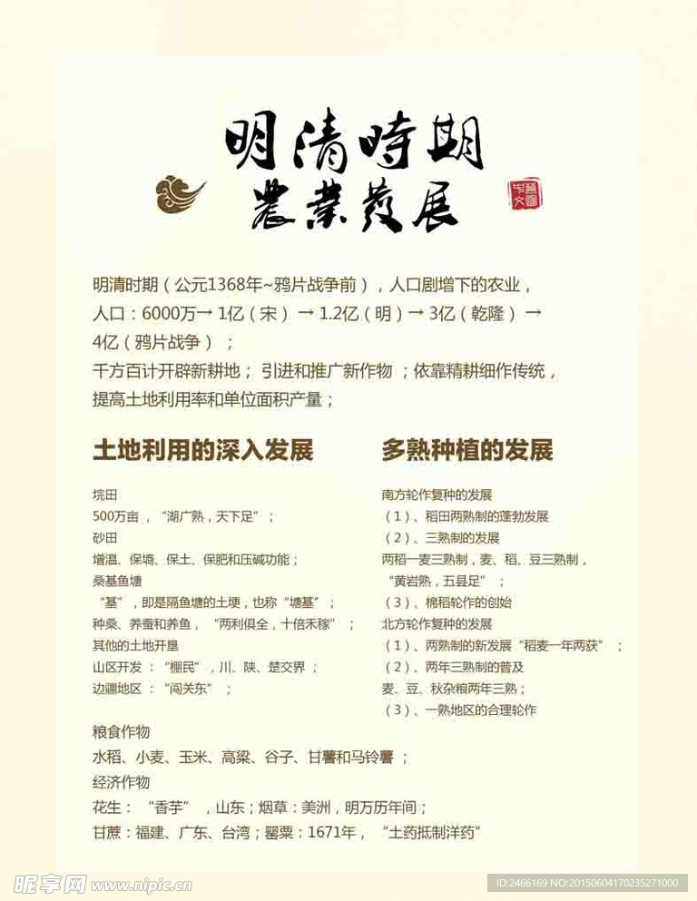 农耕发展