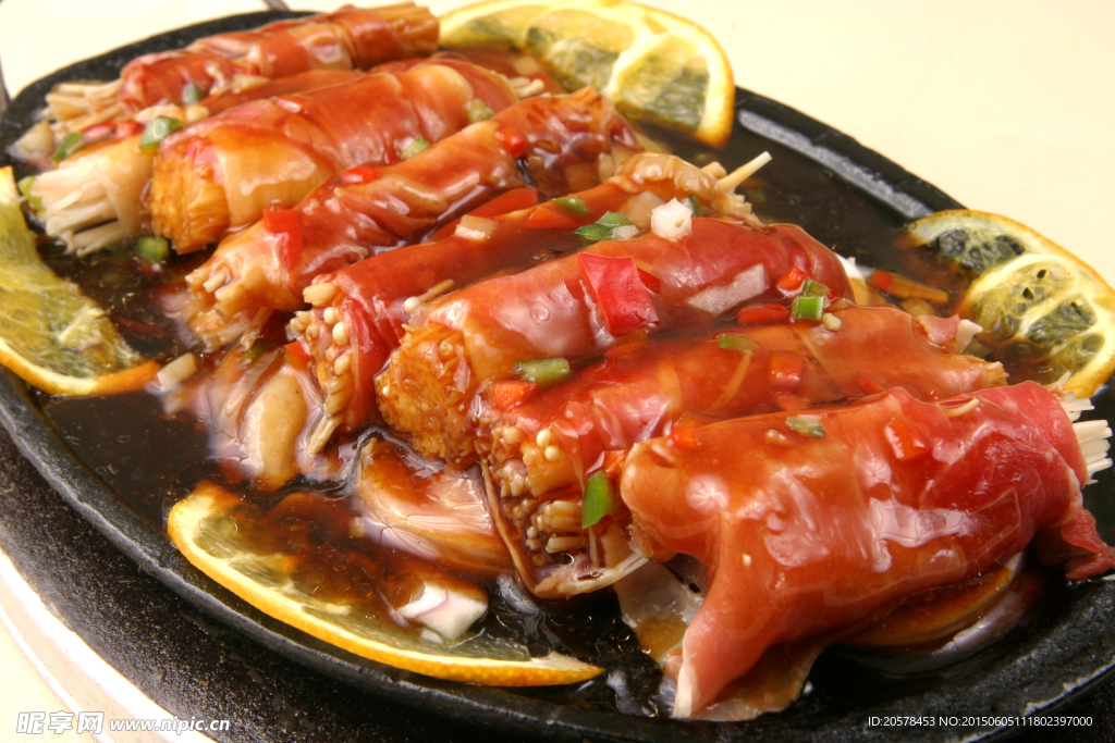 香肉夹饼
