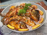 海杂鱼大饼子