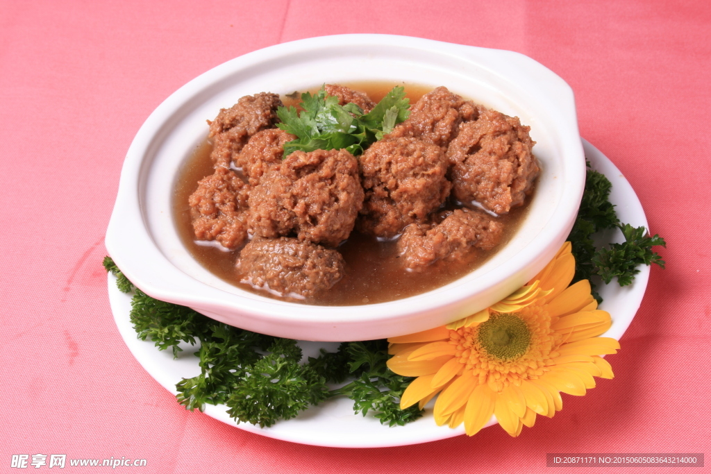 红烧牛肉丸