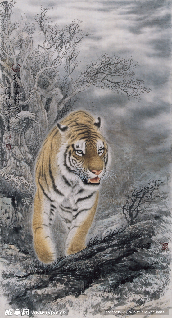 国画老虎