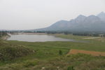 远眺少室山与马庄水库