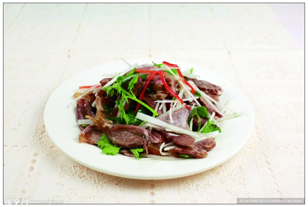 拌羊肉