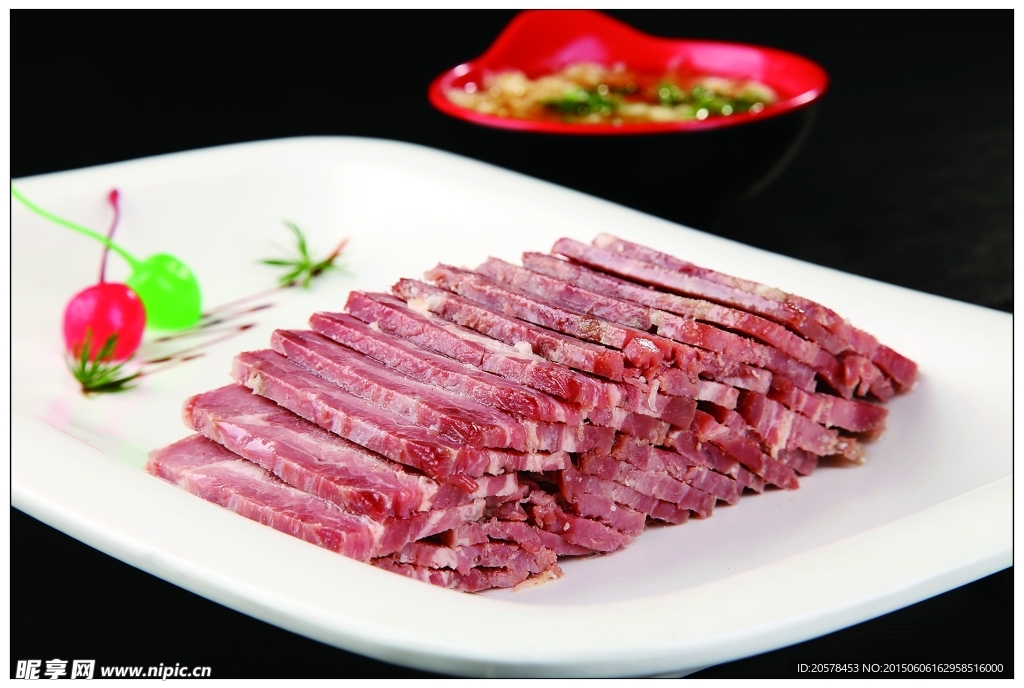 蒜汁羊肉