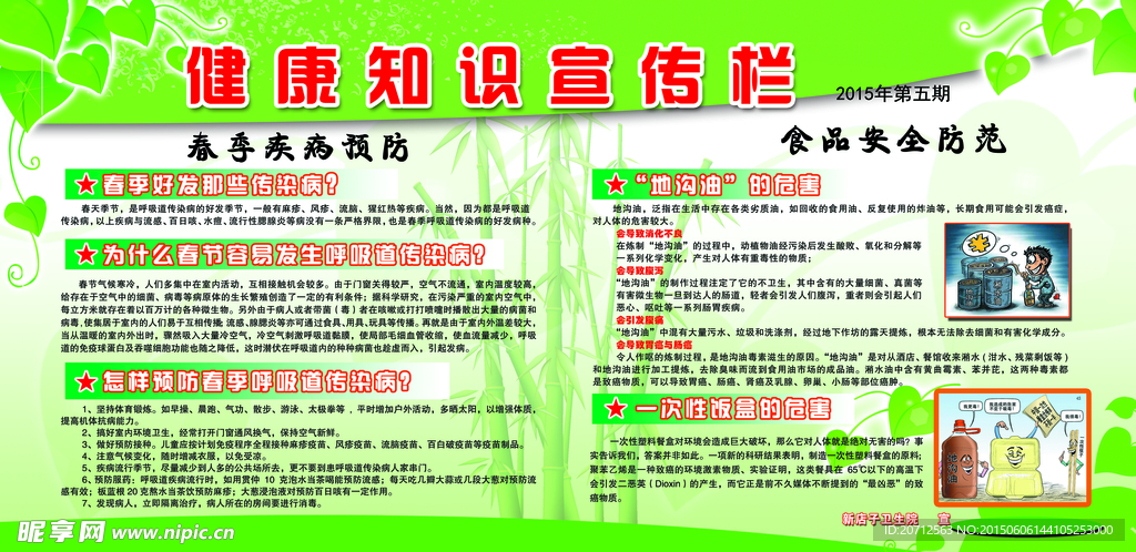 健康知识宣传栏