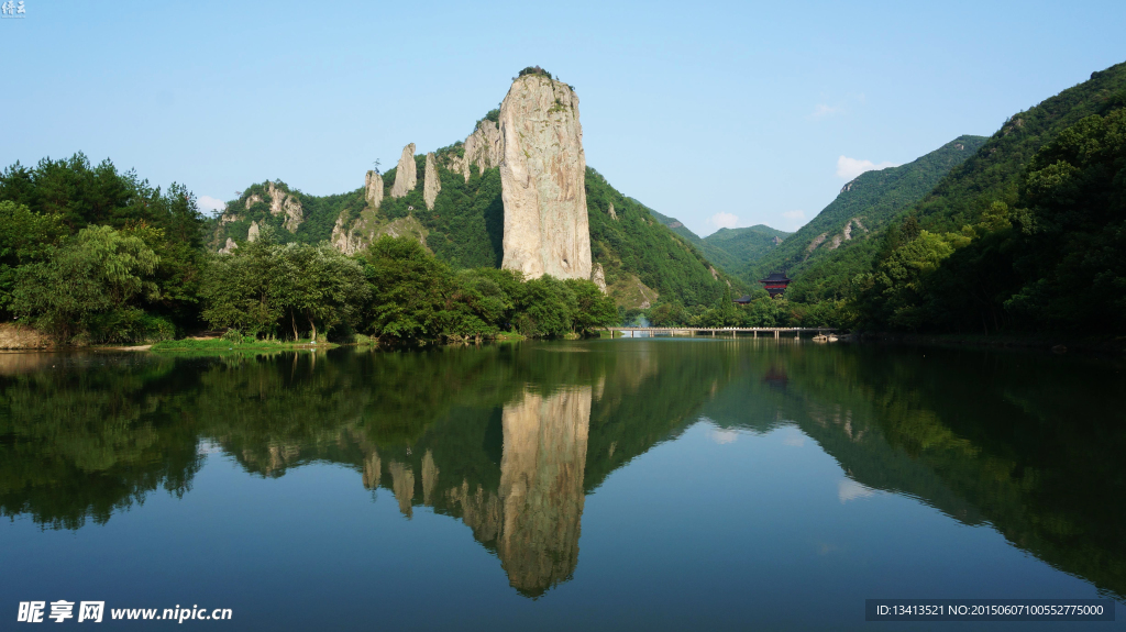 仙都风景区山水美景