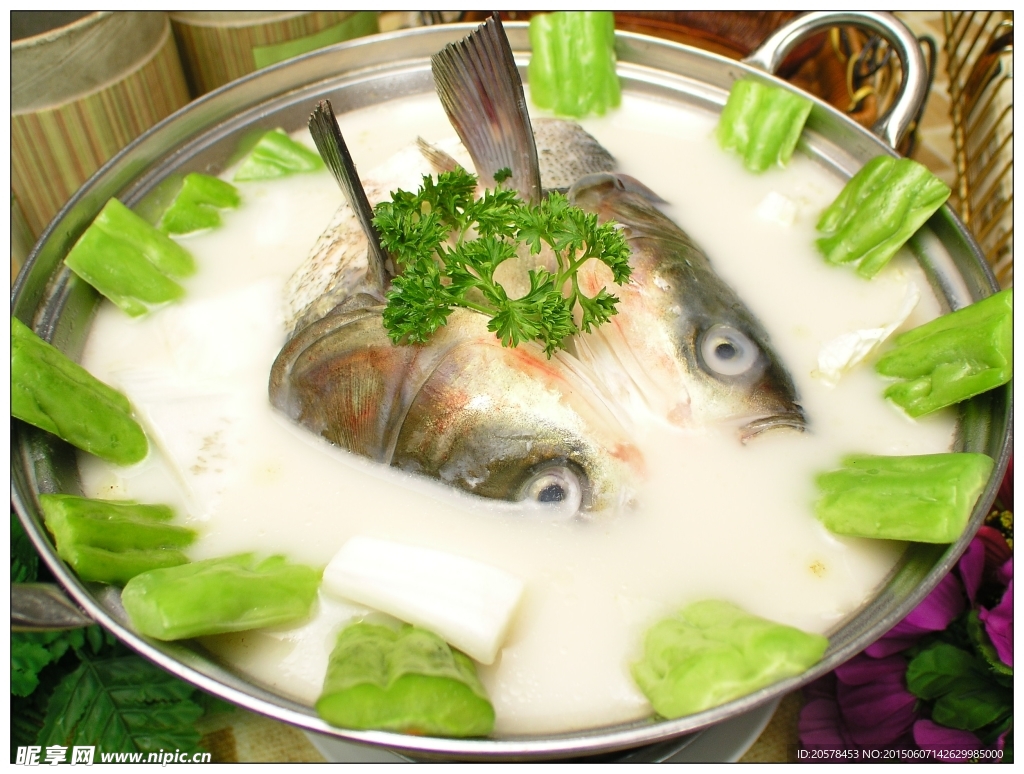 锅仔凉瓜鱼头