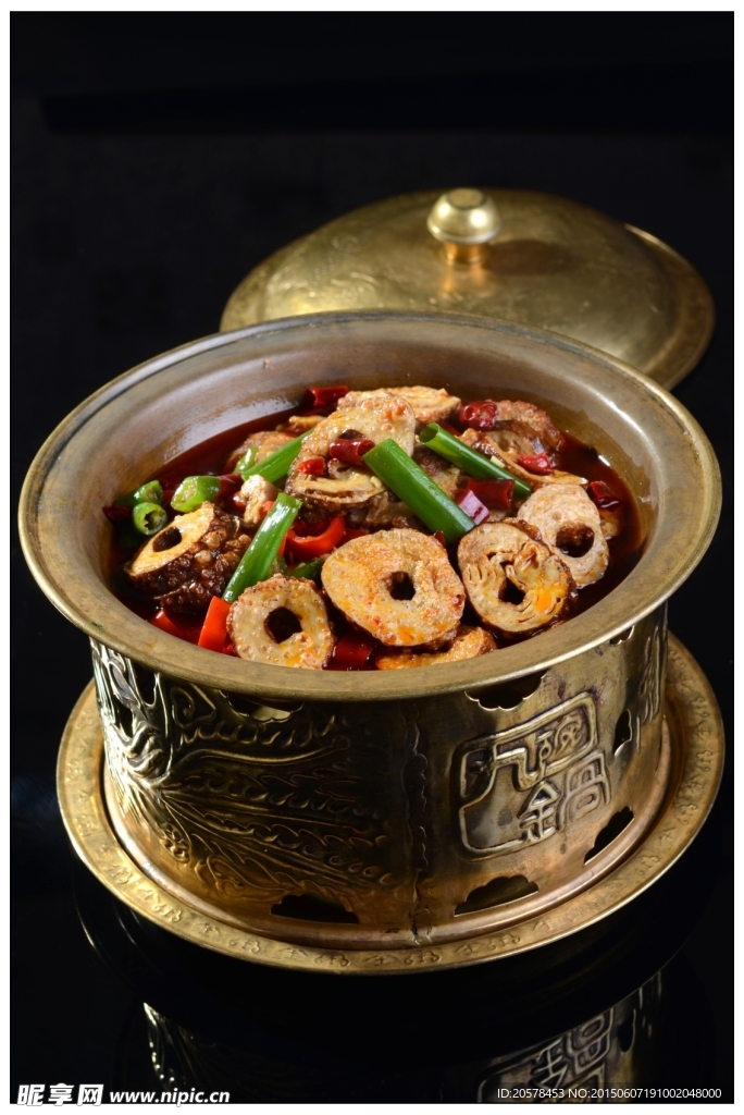 干锅金钱豆腐