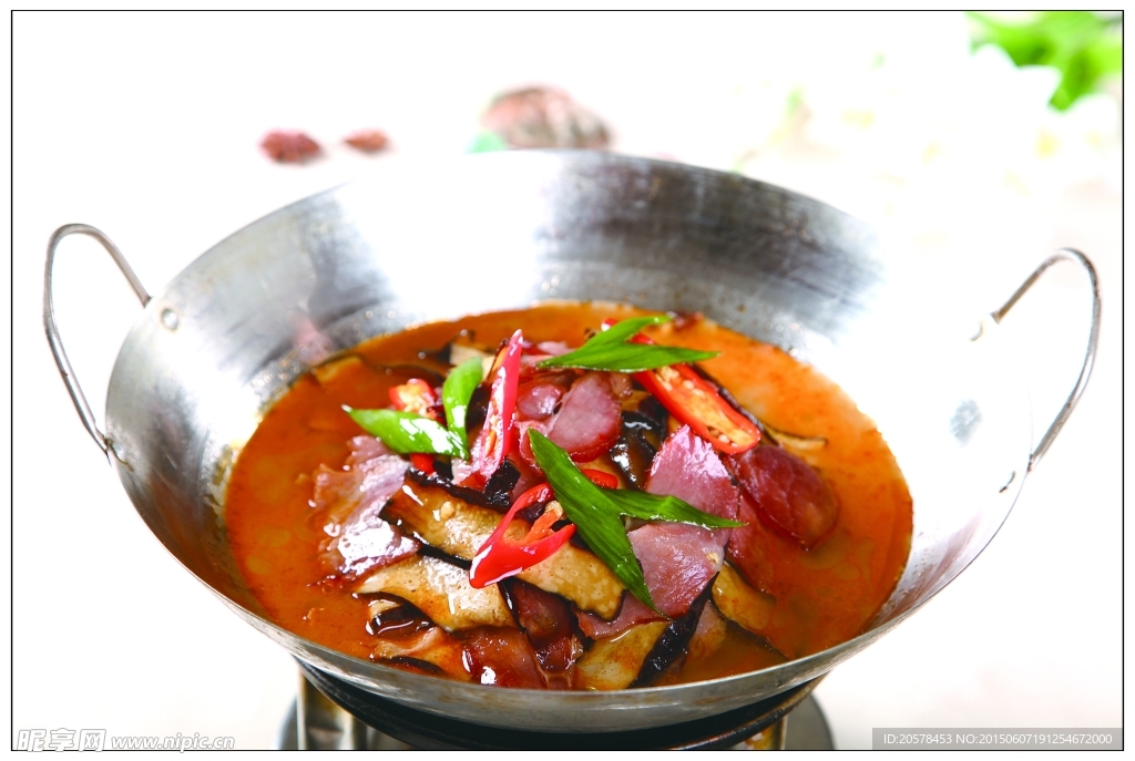 干锅酱肉香干