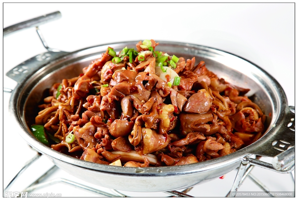干锅鸡杂