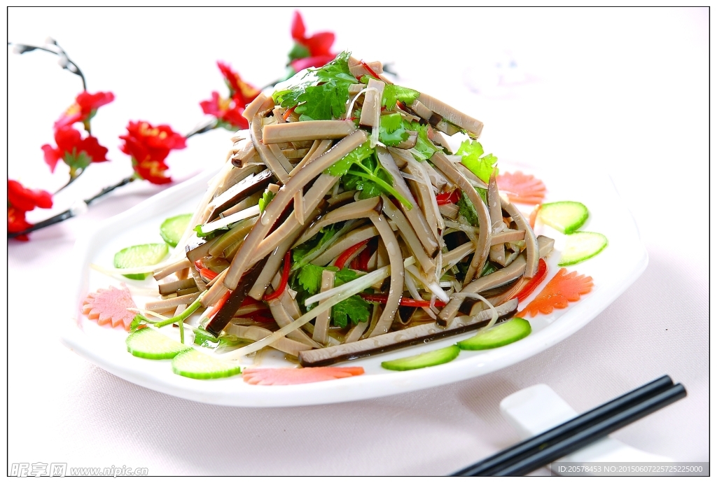 三丝拌豆干