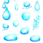 水滴矢量素材