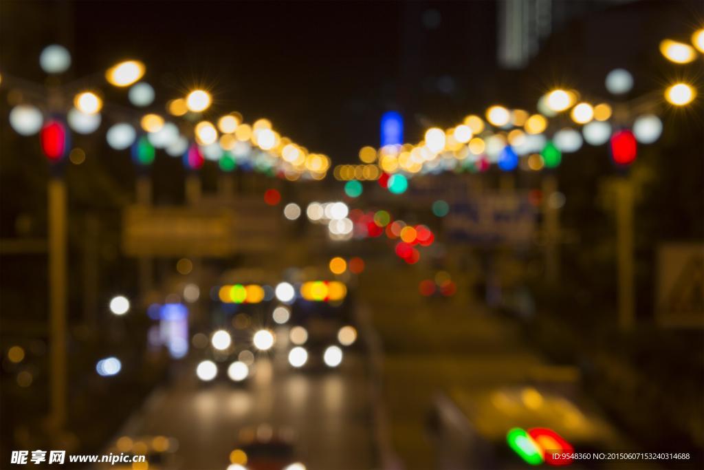 合肥步行街夜景