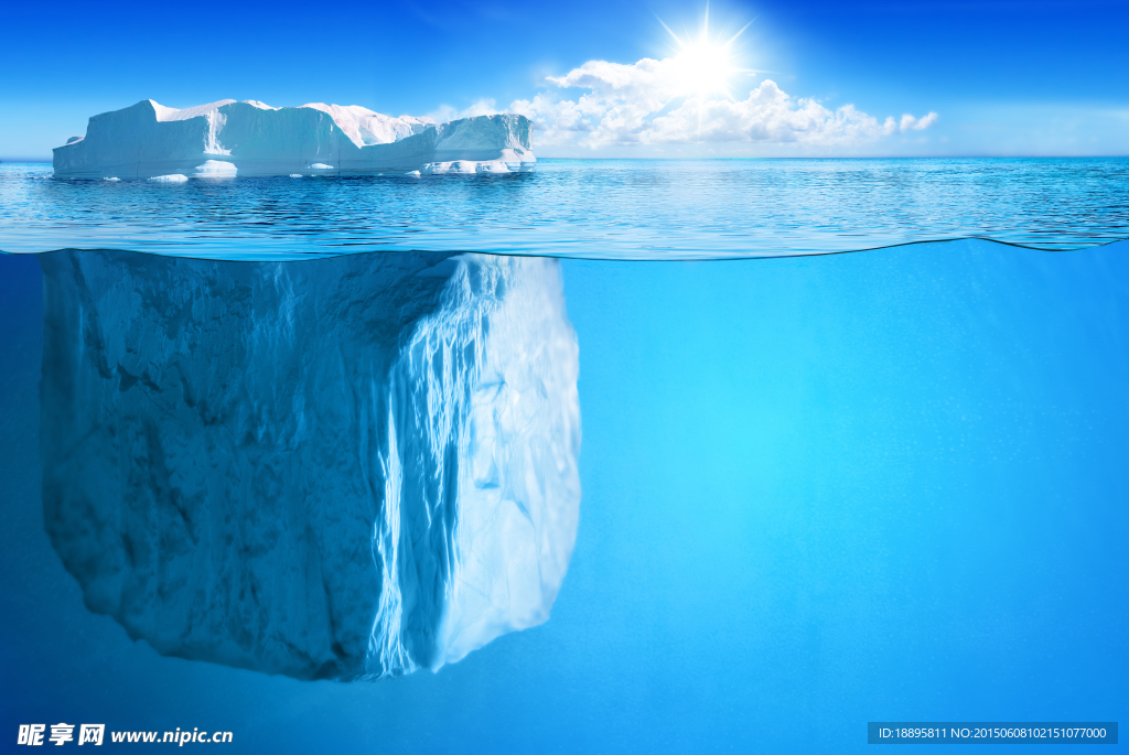 冰山 海洋 大海 蓝色 浮冰