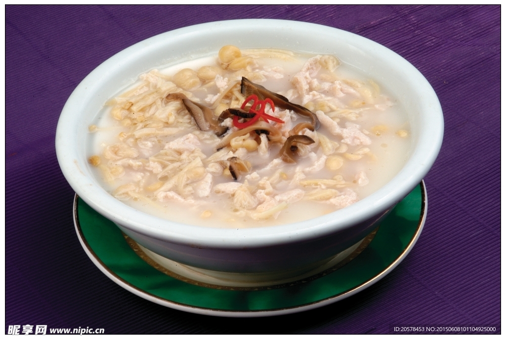 金菇鸡丝面