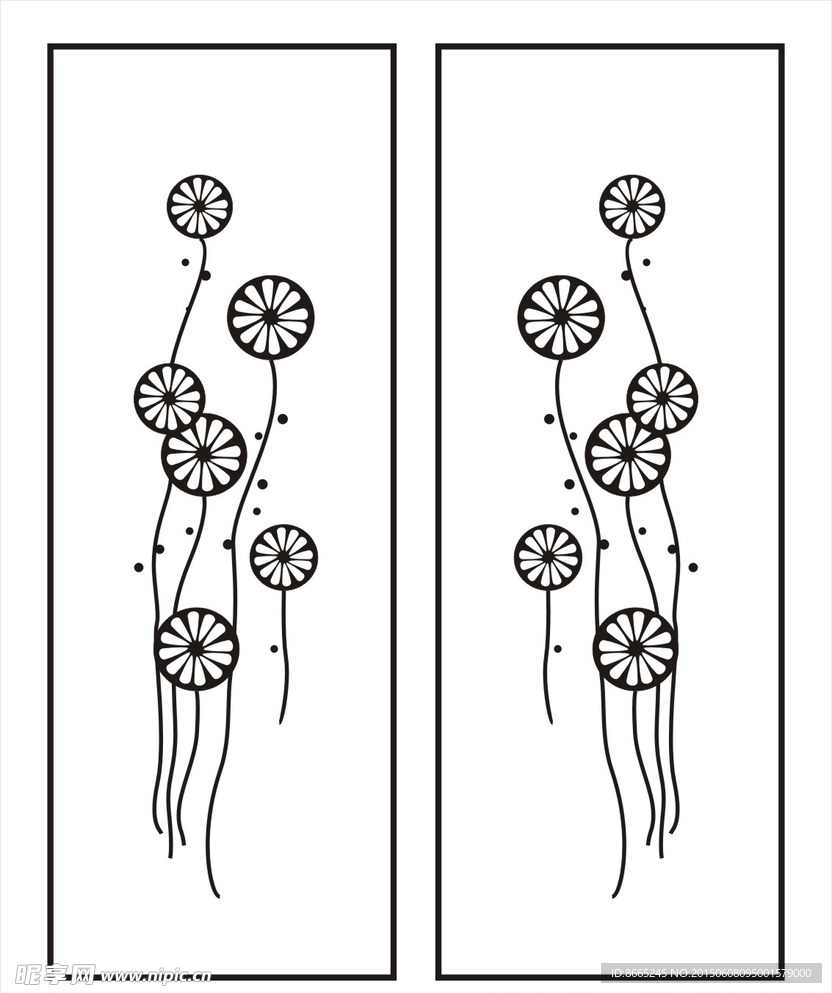 移门花纹