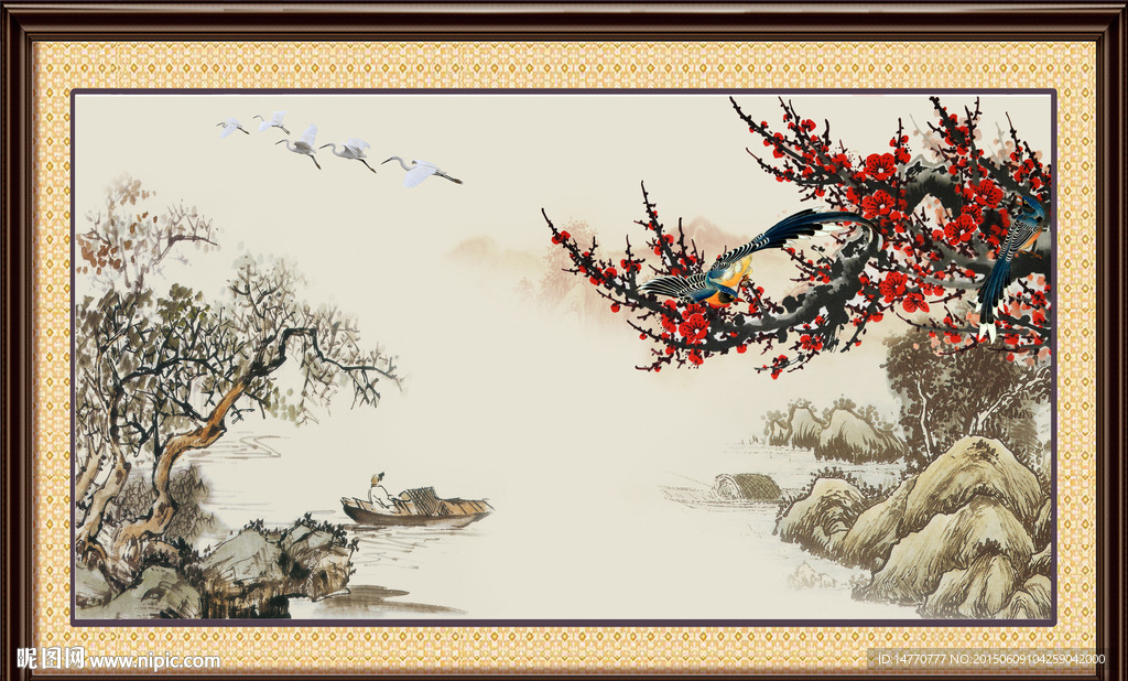 梅花国画