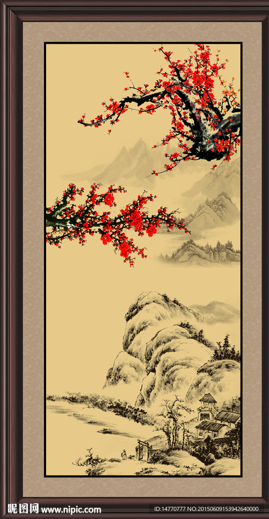 梅花装饰画