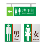 洗手间门牌