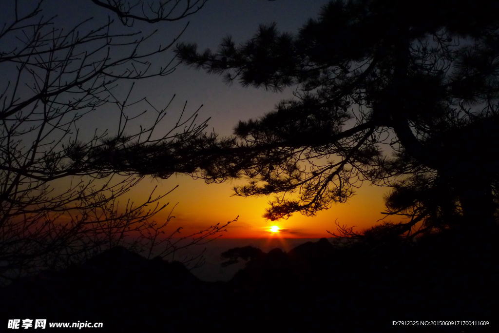 黄山日出